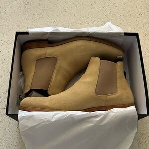 Taft, size 11, tan, suede, Chelsea boot, The Judd